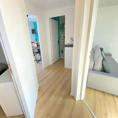 Appt 4 Couchages Jardin Laverie Parking Дюнкерк